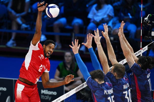 Db Milano 26 09 2026 - Campionato Europeo Pallavolo maschile finale Francia-Polonia foto Daniele Buffa Image nella foto: Wilfredo Leon Venero 