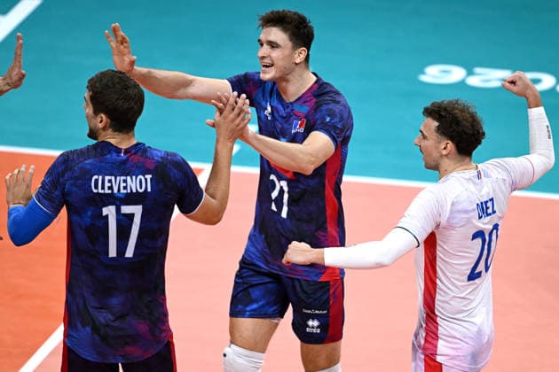 Db Milano 26 09 2026 - Campionato Europeo Pallavolo maschile finale Francia-Polonia foto Daniele Buffa Image nella foto: Theo Faure 
