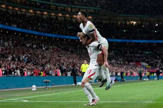 September 26, 2026, London, London, England: Anthony Gordon of England celebrates after scoring his team s first goal during the UEFA Nations League 2026 27 League Phase MD1 Group A3 match between England and Spain at Wembley Stadium on September 26, 2026, in London, England. England V Spain - UEFA Nations League 2026 27 League Phase MD1 Group A3  - ZUMAa181 20260926_zaa_a181_172 Copyright: xDennisxAgyemanx