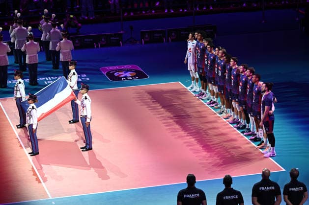 Db Milano 26 09 2026 - Campionato Europeo Pallavolo maschile finale Francia-Polonia foto Daniele Buffa Image nella foto: formazione Francia 