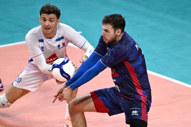 Db Milano 26 09 2026 - Campionato Europeo Pallavolo maschile finale Francia-Polonia foto Daniele Buffa Image nella foto: Mathis Henno 