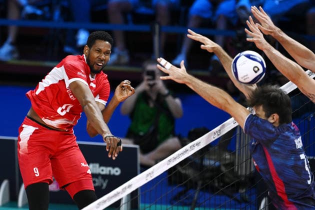 Db Milano 26 09 2026 - Campionato Europeo Pallavolo maschile finale Francia-Polonia foto Daniele Buffa Image nella foto: Wilfredo Leon Venero 