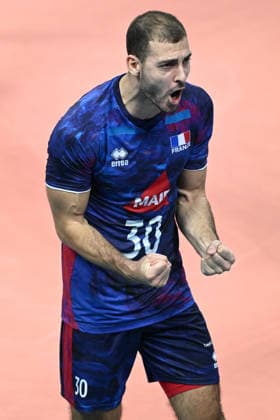 Db Milano 26 09 2026 - Campionato Europeo Pallavolo maschile finale Francia-Polonia foto Daniele Buffa Image nella foto: Francois Huetz 