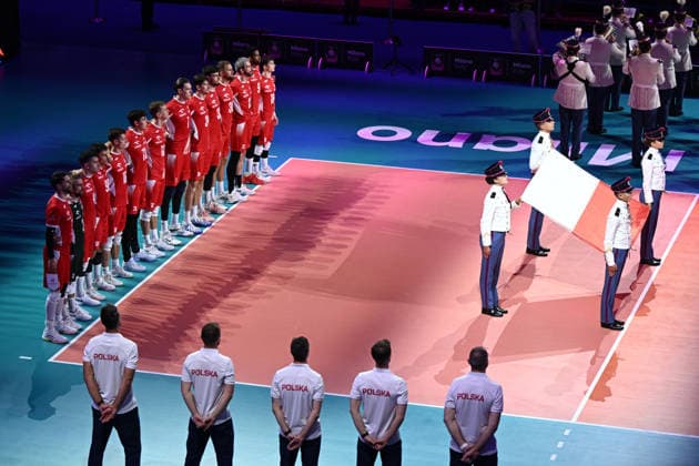 Db Milano 26 09 2026 - Campionato Europeo Pallavolo maschile finale Francia-Polonia foto Daniele Buffa Image nella foto: formazione Polonia 