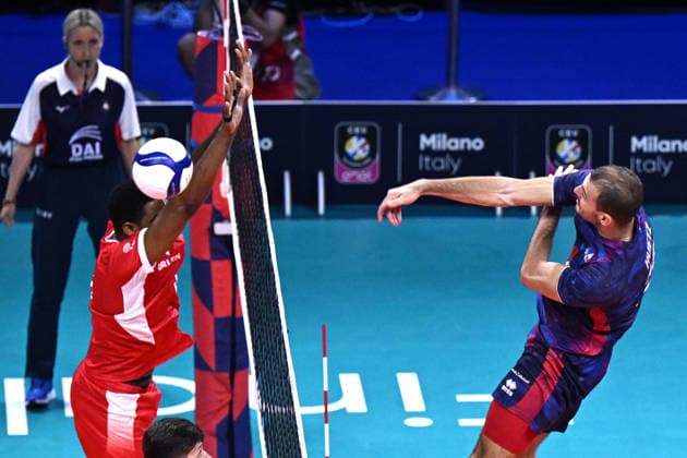 Db Milano 26 09 2026 - Campionato Europeo Pallavolo maschile finale Francia-Polonia foto Daniele Buffa Image nella foto: Francois Huetz 