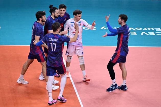 Db Milano 26 09 2026 - Campionato Europeo Pallavolo maschile finale Francia-Polonia foto Daniele Buffa Image nella foto: Francia 