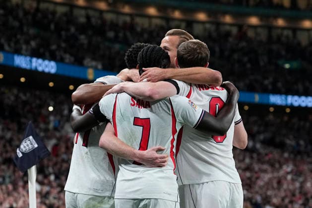 September 26, 2026, London, London, England: Anthony Gordon of England celebrates after scoring his team s first goal during the UEFA Nations League 2026 27 League Phase MD1 Group A3 match between England and Spain at Wembley Stadium on September 26, 2026, in London, England. England V Spain - UEFA Nations League 2026 27 League Phase MD1 Group A3  - ZUMAa181 20260926_zaa_a181_179 Copyright: xDennisxAgyemanx