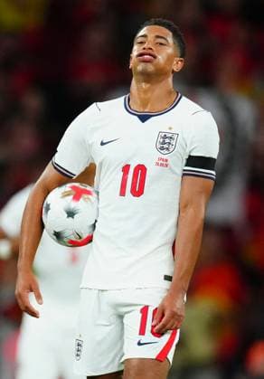 Jude Bellingham of England reacts after the second Spain goal scored by Alex Baena England v Spain, UEFA Nations League, Football, Wembley Stadium, London, UK - 26 Sep 2026London Wembley Stadium United Kingdom  Copyright: xJavierxGarcia Shutterstockx 17171102az