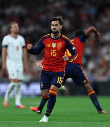 Alex Baena of Spain celebrates after he scores an equalising goal to make it 2-2 England v Spain - UEFA Nations League - League A - Group 3. Football. Wembley Stadium, London, UK. 26 SEP 2026Wembley Wembley Stadium LONDON United Kingdom  Copyright: xJASONPIX Shutterstockx 17171351aj