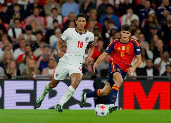 RECORD DATE NOT STATED Football - UEFA Nations League - Group A3 - England v Spain LONDON, ENGLAND - Saturday, September 26, 2026: England s Jude Bellingham during the UEFA Nations League Group A3 match between England and Spain at Wembley Stadium. (Photo by Thomas Major Propaganda) LONDON Wembley Stadium GREATER LONDON ENGLAND  Copyright: xThomasxMajorx 2026-09-26-England_v_Spain-095