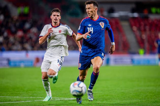 CZECHIA - CROATIA Lukas Ambros of Czechia and RSC Anderlecht during UEFA Nations League - League A - Group A3 - Matchday 1 - football match between Czechia and Croatia. Fortuna Arena, Eden, Stadion, Prague, Czechia September 26, 2026. Photo by Branislav Racko Copyright: xx 080A9843
