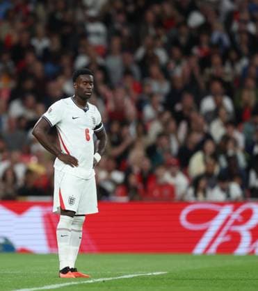UEFA Nations League - England v Spain LONDON, ENGLAND, SEPTEMBER 26: Marc Guehi of England national team, Nationalteam looks disappointed & dejected during The UEFA Nations League Group Stage match in Group C3 between England v Spain at Wembley Stadium, London, England, on September 26. (Photo by Daniel Weir) London Wembley Stadium England Copyright: xDanielxWeir SportsxPressxPhotox Sportspressphoto_SPR240410