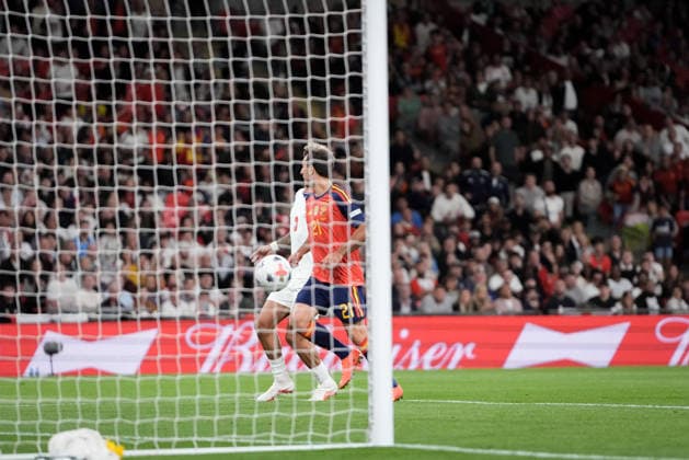 UEFA Nations League: England v Spain Mikel Oyarzabal of Spain scores to make it 2-3 during the UEFA Nations League match England vs Spain at Wembley Stadium, London, United Kingdom on 26 September 2026 (Photo by Maynard Manyowa News Images) London Wembley Stadium Greater London United Kingdom Copyright: xMaynardxManyowa NewsxImagesx