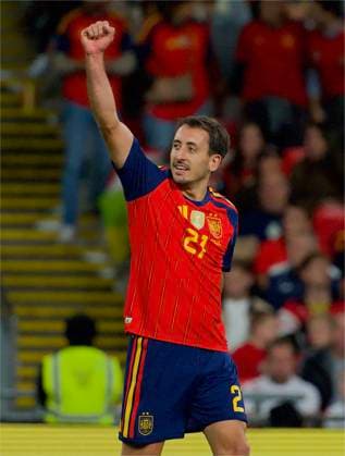 RECORD DATE NOT STATED Football - UEFA Nations League - Group A3 - England v Spain LONDON, ENGLAND - Saturday, September 26, 2026: Spain s Mikel Oyarzabal celebrates after scoring the third goal during the UEFA Nations League Group A3 match between England and Spain at Wembley Stadium. (Photo by Thomas Major Propaganda) LONDON Wembley Stadium GREATER LONDON ENGLAND  Copyright: xThomasxMajorx 2026-09-26-England_v_Spain-098