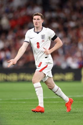 England gegen Spanien, 26. September 2026, London, UEFA Nations League, England gegen Spanien, Elliot Anderson aus England, Foto: Jacques Feeney, Abseits, London, Großbritannien  Copyright: xJacquesxFeeneyx xOffsidexOffside