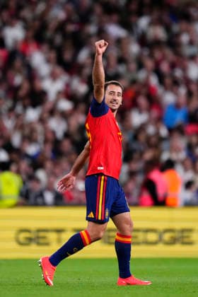 England v Spain - UEFA Nations League 2026 27 Group A3 MD1 Mikel Oyarzabal centre-forward of Real Sociedad celebrates after scoring his sides first goal during the UEFA Nations League 2026 27 group phase match between England and Spain at Wembley Stadium on September 26, 2026 in London, England. London England United Kingdom  Copyright: xJosexBretonx originalFilename:bretonhernandez-englandv260926_nphYY.jpg