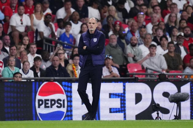 England v Spain - UEFA Nations League LONDON, UNITED KINGDOM - SEPTEMBER 26: Thomas Tuchel head coach of England follows the UEFA Nations League 2026 27 group phase match between England and Spain at Wembley Stadium on September 26, 2026 in London, United Kingdom. Jose Hernandez Anadolu London United Kingdom. Editorial use only. Please get in touch for any other usage.  Copyright: x2026xAnadoluxJosexHernandezx