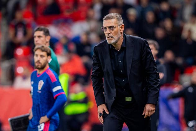 CZECHIA - CROATIA Head coach of Croatia Slaven Bilic during UEFA Nations League - League A - Group A3 - Matchday 1 - football match between Czechia and Croatia. Fortuna Arena, Eden, Stadion, Prague, Czechia September 26, 2026. Photo by Branislav Racko Copyright: xx 080A0495