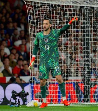 RECORD DATE NOT STATED Football - UEFA Nations League - Group A3 - England v Spain LONDON, ENGLAND - Saturday, September 26, 2026: England s goalkeeper James Trafford during the UEFA Nations League Group A3 match between England and Spain at Wembley Stadium. (Photo by Thomas Major Propaganda) LONDON Wembley Stadium GREATER LONDON ENGLAND  Copyright: xThomasxMajorx 2026-09-26-England_v_Spain-109