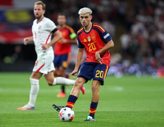 Pedri of Spain England v Spain, UEFA Nations League 2026 27 Group A3, Football, Wembley Stadium, London, UK, 26 09 2026 - 26 Sep 2026London Wembley Stadium England United Kingdom  Copyright: xHanc WiredxPhotos Shutterstockx 17171296cj