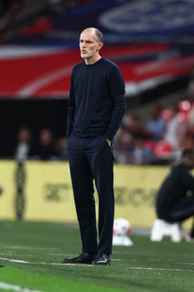 England v Spain, UEFA Nations League England manager Thomas Tuchel reacts during the England v Spain UEFA Nations League A Group 3 match at Wembley Stadium, London, England on 26 September 2026 Credit: Ian Stephen Every Second Media Editorial use only. All images are copyright Every Second Media Limited. No images may be reproduced without prior permission. Copyright: xIMAGO EveryxSecondxMediax ESM-2186-0038 IanxStephenx xEveryxSecondxMediax