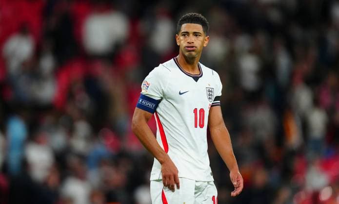 Jude Bellingham of England reacts at full time England v Spain, UEFA Nations League, Football, Wembley Stadium, London, UK - 26 Sep 2026London Wembley Stadium United Kingdom  Copyright: xJavierxGarcia Shutterstockx 17171102bk