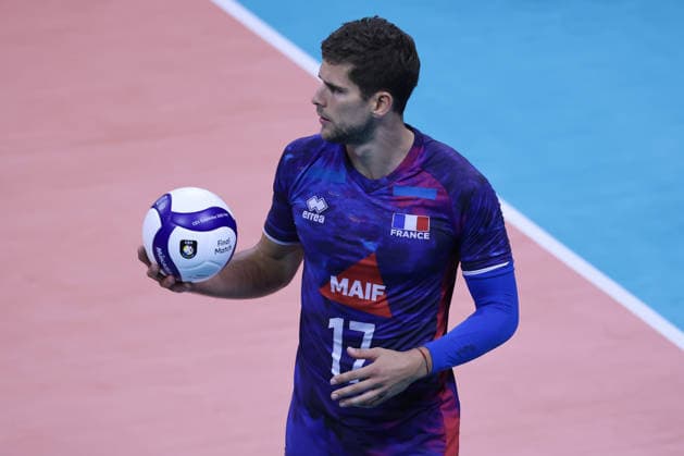 IPA89009212 - 17 Trevor Clevenot (France) during the CEV Enel EuroVolley 2026 Gold Medal Final match between Poland and France at the Unipol Forum in Milan, Italy, on September 26, 2026, during EuroVolley 2026 - Gold Medal Final - France vs. Poland, CEV Men’s EuroVolley match in Assago (MI), Italy, September 26, 2026  Copyright: xValerioxOrigo IPAxSportx xx IPA89009212