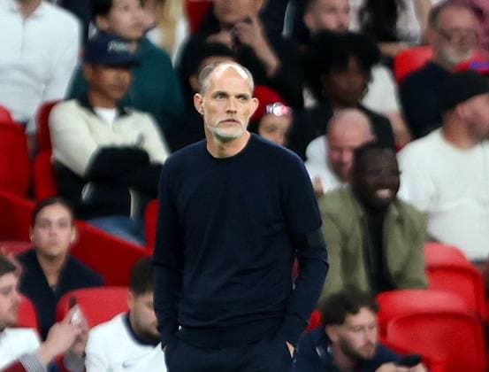 Thomas Tuchel the England manager looks dejected England v Spain, UEFA Nations League 2026 27 Group A3, Football, Wembley Stadium, London, UK, 26 09 2026 - 26 Sep 2026London Wembley Stadium England United Kingdom  Copyright: xHanc WiredxPhotos Shutterstockx 17171296cn