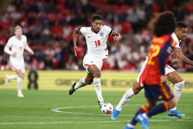 England gegen Spanien, 26. September 2026, London, UEFA Nations League, England gegen Spanien, Jude Bellingham (England), Foto: Jacques Feeney, Offside, London, Großbritannien  Copyright: xJacquesxFeeneyx xOffsidexOffside