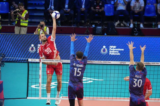 IPA89009413 - Bart?omiej Bo??d? (POL) during Eurovolley 2026—Gold Medal Final—France vs. Poland, CEV Eurovolley Men s match in Assago (MI), Italy, September 26, 2026  Copyright: xSilvanoxMarcoxCesario IPAxSportx xx IPA89009413