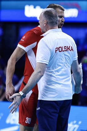 IPA89009408 - Celebrations by 30 Bart?omiej Bo??d? and Head Coach Nikola Grbic (Poland) during the CEV Enel EuroVolley 2026 Gold Medal Final match between Poland and France at the Unipol Forum, Milan, Italy, on September 26, 2026, during EuroVolley 2026—Gold Medal Final—France vs. Poland, a CEV EuroVolley Men’s match in Assago (MI), Italy, September 26, 2026  Copyright: xValerioxOrigo IPAxSportx xx IPA89009408