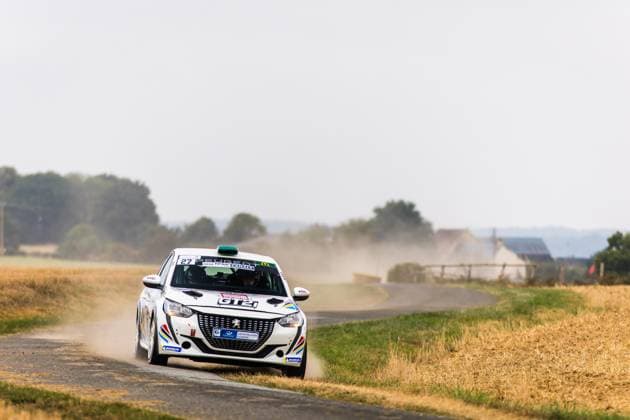 AUTO - RALLYE COEUR DE FRANCE 2026 27 PUEYO Florent, DE TURCHKEIM Gilles, Peugeot 208 Rally4, VIP Enjolras Race, action during the Rallye Coeur de France 2026, 7th round of the Championnat de France des Rallyes 2025, from September 26 to 27, 2026 in VendÃ me, France - VendÃ meFrance  Copyright: xBastienxRouxx