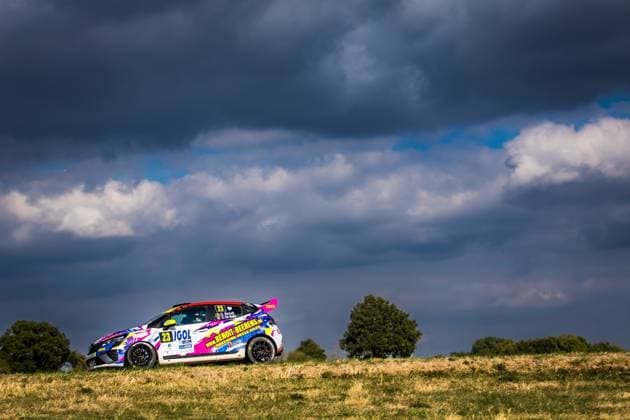 AUTO - RALLYE COEUR DE FRANCE 2026 23 BENOIT ClÃ mentine, DE BOLLE Eric, Renault Clio Rally3, action during the Rallye Coeur de France 2026, 7th round of the Championnat de France des Rallyes 2025, from September 26 to 27, 2026 in VendÃ me, France - VendÃ meFrance  Copyright: xBastienxRouxx