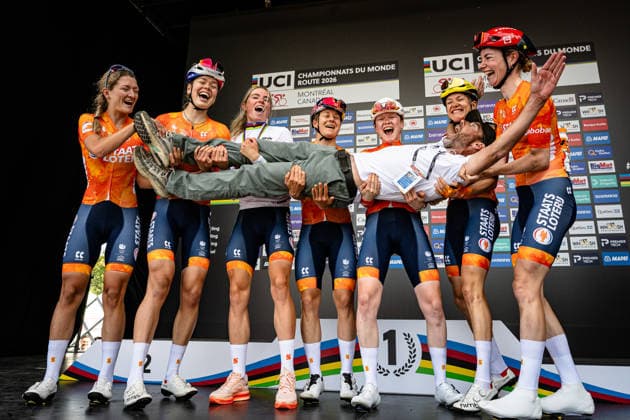 Netherlands UCI Road Cycling World Championships Montreal, Canada 2026 Name NED Netherlands Award Ceremony Medal Ceremony Podium Landscape Format Landscape Event UCI Road Cycling World Championships Montreal, Canada 2026 Category Cycling Road Cycling World Championships Elite Women Location North America, Canada, Quebec, Montreal Start Brossard Finish Montreal Road Race (RR) Distance 180.1 km Date September 26, 2026 (Saturday) Day 6