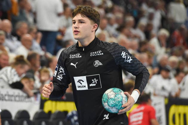 Handball I Men I 2026–2027 Season I Bundesliga I Matchday 6 I THW Kiel vs. SG Flensburg-Handewitt I September 26, 2026 Rasmus Ankermann 22, THW Kiel Copyright: xLobeca JanxKirschnerx