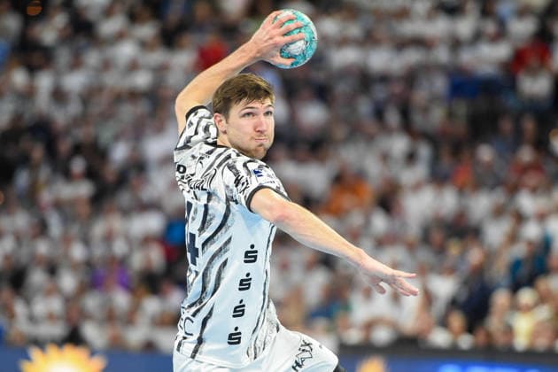 Handball I Men I 2026–2027 Season I Bundesliga I Matchday 6 I THW Kiel vs. SG Flensburg-Handewitt I September 26, 2026 Lukas Zerbe 24, THW Kiel Copyright: xLobeca JanxKirschnerx