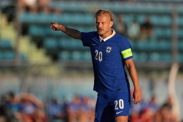San Marino v Finland - UEFA Nations League - Season 2026-2027 Serravalle, Italy, 26th September 2026. Joel Pohjanpalo of Finland reacts during the San Marino vs Finland UEFA Nations League match at San Marino Stadium, Serravalle. Picture credit should read: Jonathan Moscrop Serravalle San Marino Stadium San Marino