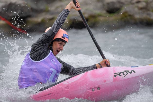 OTHER - Paddle - 2026 Paddle Europe Slalom Championships Photo by IPA ABACAPRESS.COM89013838 - Ivrea, Italy, September 26, 2026—2026 Paddle Europe Slalom Championships: Women s Kayak Cross Individual Time Trial at the Canoe Stadium in Ivrea—Katerina Bekova_13_(CZE) in action during the 2026 Paddle Europe Slalom Championships Women s Kayak Cross Individual Time Trial at the Ivrea Stadium Ivrea Italy  Copyright: xIPAxSport ABACAx