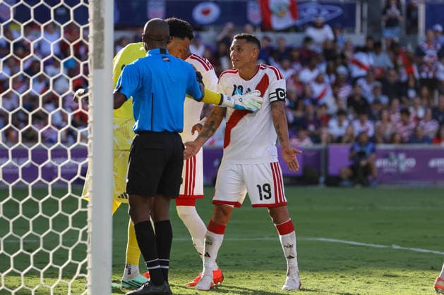 September 26, 2026, Orlando, Florida, USA: Peru midfielder YOSHIMAR YOToÆ’AÂ¡N (19) reacts to a play during a match against United States. The United States hosted Peru in an International Friendly, Länderspiel, Nationalmannschaft at Inter&Co Stadium in Orlando, FL. Orlando USA - ZUMAm299 20260926_znp_m299_012 Copyright: xTaylorxMcFeex