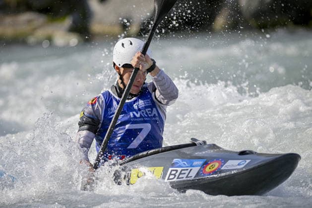 OTHER - Paddle - 2026 Paddle Europe Slalom Championships Photo by IPA ABACAPRESS.COM89013955 - Ivrea, Italy, September 26, 2026—2026 Paddle Europe Slalom Championships, Men’s Kayak Cross Individual Time Trial at the Canoe Stadium in Ivrea—Gabriel De Coster_7_(BEL) in action during the 2026 Paddle Europe Slalom Championships men s Kayak Cross Individual Time Trial at the Ivrea Stadium Ivrea Italy  Copyright: xIPAxSport ABACAx