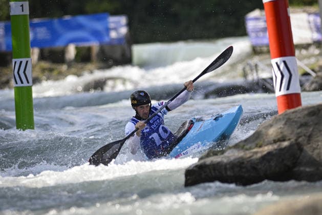 OTHER - Paddle - 2026 Paddle Europe Slalom Championships Photo by IPA ABACAPRESS.COM89013944 - Ivrea, Italy, September 26, 2026—Paddle Europe Slalom Championships 2026 Men’s Kayak Cross Individual Time Trial at the Canoe Stadium in Ivrea—Giovanni De Gennaro_10_(ITA) in action during the 2026 Paddle Europe Slalom Championships men’s Kayak Cross Individual Time Trial at the Ivrea Stadium Ivrea Italy  Copyright: xIPAxSport ABACAx