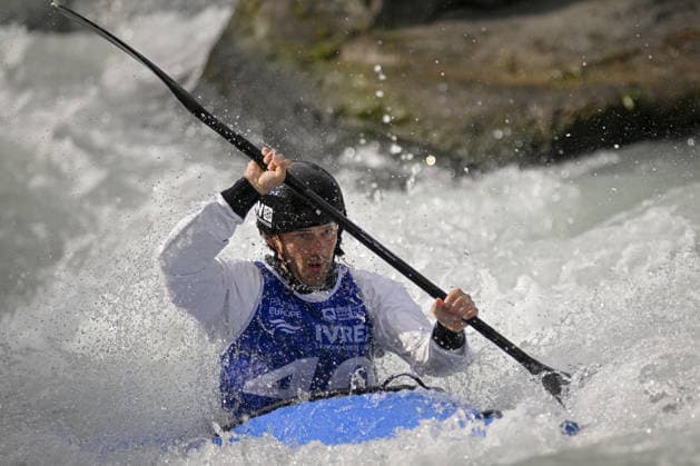 OTHER - Paddle - 2026 Paddle Europe Slalom Championships Photo by IPA ABACAPRESS.COM89013930 - Ivrea, Italy, September 26, 2026—2026 Paddle Europe Slalom Championships: Men’s Kayak Cross Individual Time Trial at the Canoe Stadium in Ivrea—Holmer Erik_40_(SWE) in action during the 2026 Paddle Europe Slalom Championships men s Kayak Cross Individual Time Trial at the Ivrea Stadium Ivrea Italy  Copyright: xIPAxSport ABACAx