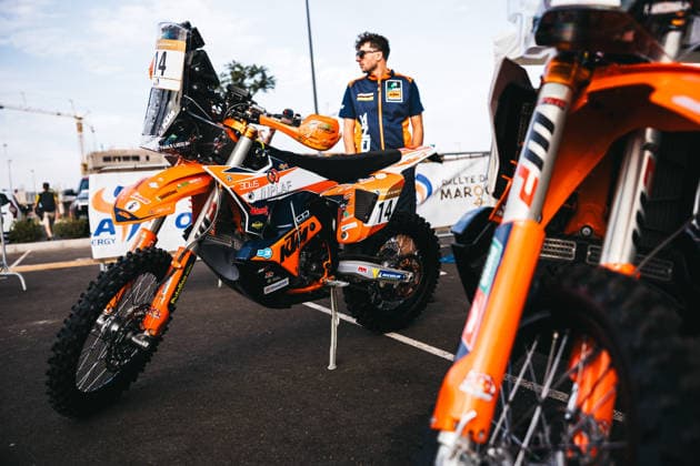 W2RC - RALLYE DU MAROC 2026 14 DOCHERTY Michael (rsa), Hero Motosports Team Rally, Hero 450 Rally, FIM W2RC, Rally 2, ambiance during the Scrutineering of the Rallye du Maroc 2026, 4th round of the 2026 WR2C Championship from September 26 to 27, 2026 in Agadir, Morocco - AgadirMorocco Copyright: xDamienxSaulnierx