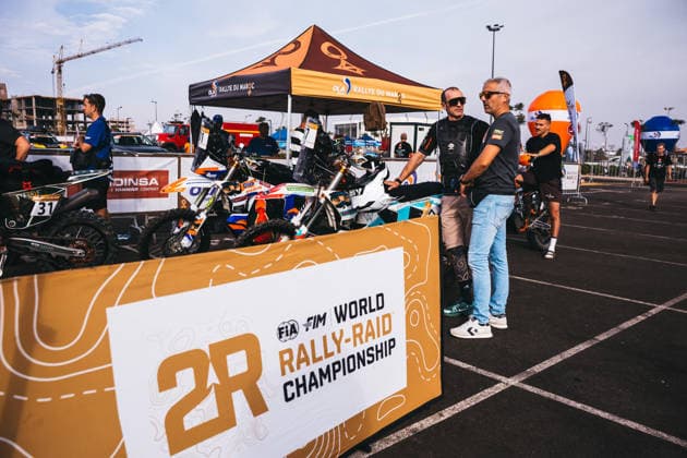 W2RC - RALLYE DU MAROC 2026 137 TRELLUYER Louis (fra), Challenger Racing Team, KTM 450 Rally Factory Replica, FIM W2RC, Rally 2, ambianceduring the Scrutineering of the Rallye du Maroc 2026, 4th round of the 2026 WR2C Championship from September 26 to 27, 2026 in Agadir, Morocco - AgadirMorocco  Copyright: xDamienxSaulnierx
