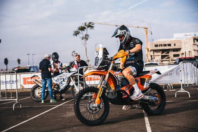W2RC - RALLYE DU MAROC 2026 75 PAKCIARZ Sebastian (chi), BAS World KTM Team, KTM 450 Rally Factory Replica, FIM W2RC, Rally 2 J, ambiance during the Scrutineering of the Rallye du Maroc 2026, 4th round of the 2026 WR2C Championship from September 26 to 27, 2026 in Agadir, Morocco - AgadirMorocco  Copyright: xDamienxSaulnierx