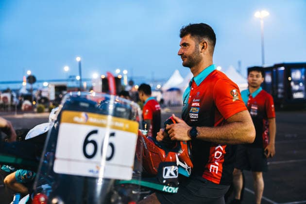 W2RC - RALLYE DU MAROC 2026 THERIC Neels (fra), Kove Factory Racing, Kove 450 Rally, FIM W2RC, Rally 2, portrait during the Scrutineering of the Rallye du Maroc 2026, 4th round of the 2026 WR2C Championship from September 26 to 27, 2026 in Agadir, Morocco - AgadirMorocco  Copyright: xDamienxSaulnierx
