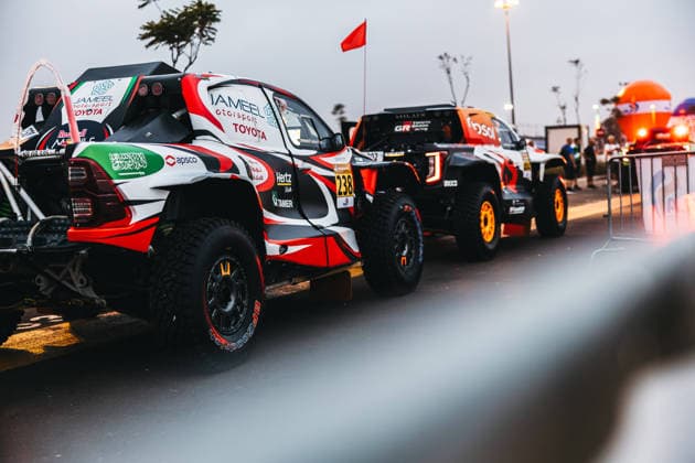 W2RC - RALLYE DU MAROC 2026 238 AKEEL Dania (ksa), DELAUNAY SÃ bastien (fra), Toyota Hilux Evo, Overdrive Racing, FIA W2RC, ULT T1+, ambiance during the Scrutineering of the Rallye du Maroc 2026, 4th round of the 2026 WR2C Championship from September 26 to 27, 2026 in Agadir, Morocco - AgadirMorocco  Copyright: xDamienxSaulnierx