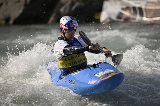 OTHER - Paddle - 2026 Paddle Europe Slalom Championships Photo by IPA ABACAPRESS.COM89014057 - Ivrea, Italy, September 26, 2026—2026 Paddle Europe Slalom Championships: Men’s Kayak Cross Individual Time Trial at the Canoe Stadium in Ivrea—Jakub Krejci_5_(CZE) in action during the 2026 Paddle Europe Slalom Championships men’s Kayak Cross Individual Time Trial at the Ivrea Stadium Ivrea Italy  Copyright: xIPAxSport ABACAx
