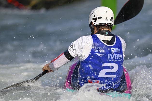 OTHER - Paddle - 2026 Paddle Europe Slalom Championships Photo by IPA ABACAPRESS.COM89014062 - Ivrea, Italy, September 26, 2026—Paddle Europe Slalom Championships 2026 Men s Kayak Cross Individual Time Trial at the Canoe Stadium in Ivrea—Madore Mathurin_2_(FRA) in action during the 2026 Paddle Europe Slalom Championships men s Kayak Cross Individual Time Trial at the Ivrea Stadium Ivrea Italy  Copyright: xIPAxSport ABACAx