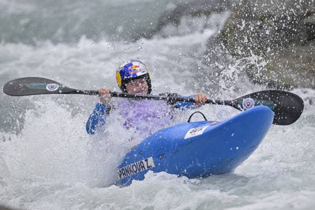 OTHER - Paddle - 2026 Paddle Europe Slalom Championships Photo by IPA ABACAPRESS.COM89014196 - Ivrea, Italy, September 26, 2026—2026 Paddle Europe Slalom Championships: Women s Kayak Cross Individual Time Trial at the Canoe Stadium in Ivrea—Zuzana Pankova_14_(SVK) in action during the 2026 Paddle Europe Slalom Championships Women s Kayak Cross Individual Time Trial at the Ivrea Stadium Ivrea Italy  Copyright: xIPAxSport ABACAx